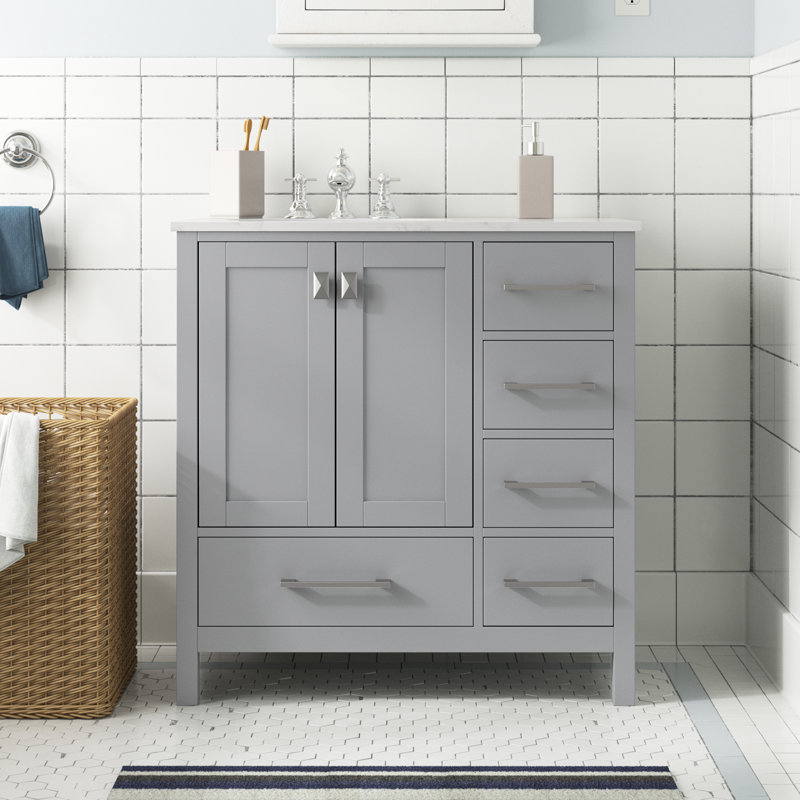 Andover Mills™ Broadview 32'' Single Bathroom Vanity with Engineered